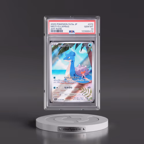 2025 Pokémon Sv9a-Heat Wave Arena #072 Misty's Lapras - Art Rare (PSA 10 GEM MINT)