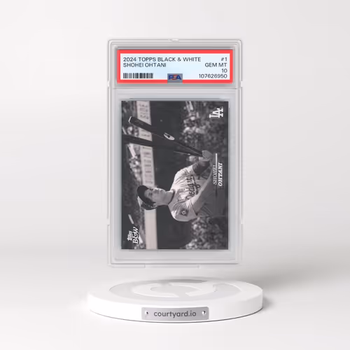 2024 Topps Black and White #1 Shohei Ohtani (PSA 10 GEM MINT)