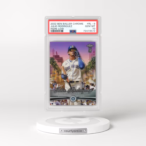 2022 Topps Chrome Ben Baller Ridin' Low #RL-9 Julio Rodriguez (PSA 10 GEM MINT)