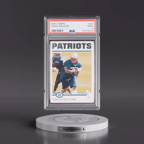 2004 Topps #327 Vince Wilfork (PSA 9 MINT)