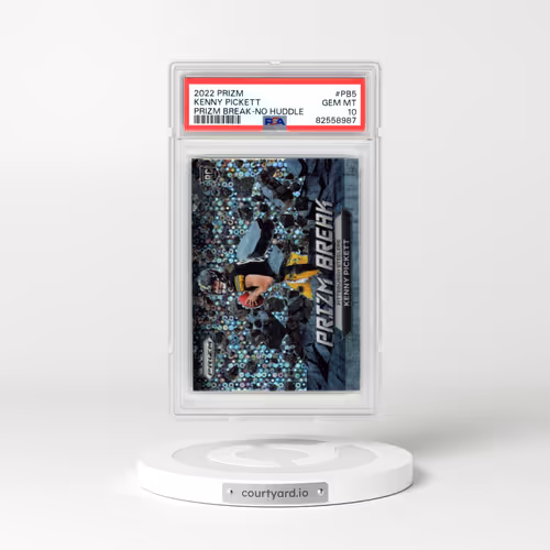2022 Panini Prizm Prizm Break #PB5 Kenny Pickett - No Huddle (PSA 10 GEM MINT)