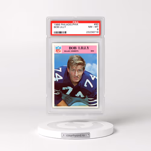 1966 Philadelphia #60 Bob Lilly (PSA 8 NM-MT)