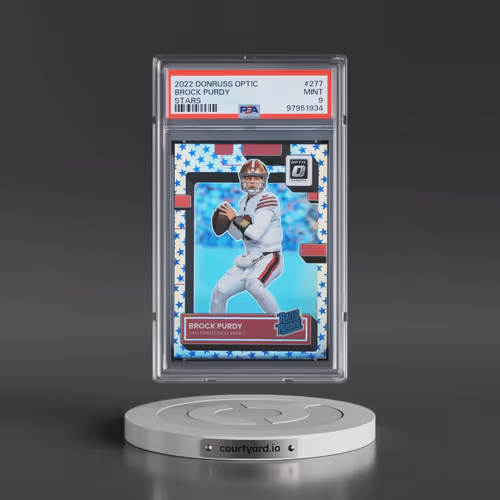 2022 Panini Donruss Optic #277 Brock Purdy - Stars (PSA 9 MINT)
