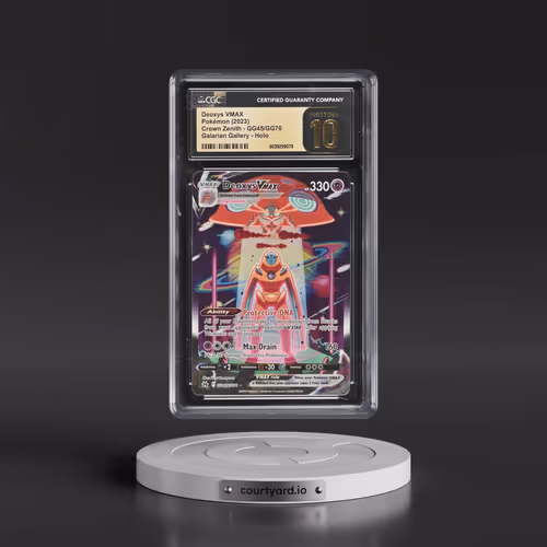 2023 Crown Zenith #GG45/GG70 Deoxys VMAX - Galarian Gallery Holo (CGC 10 PRISTINE)