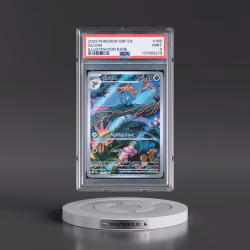 2023 Pokémon Obf EN-Obsidian Flames #198 Gloom - Illustration Rare (PSA 9 MINT)