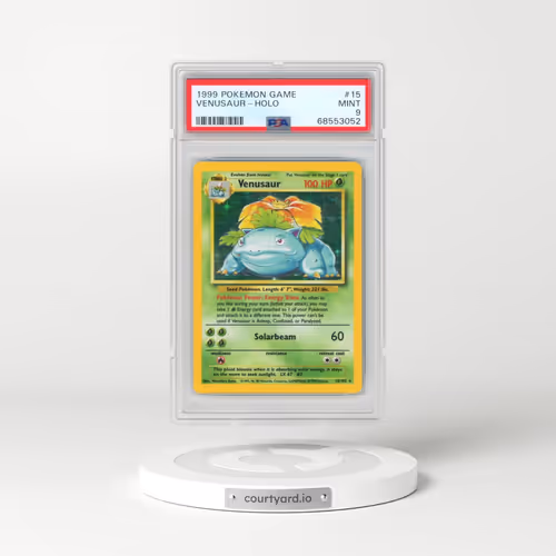1999 Pokémon Game #15 Venusaur - Holo (PSA 9 MINT)