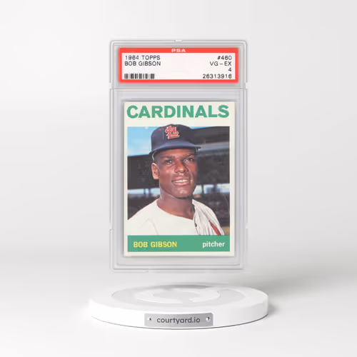 1964 Topps #460 Bob Gibson (PSA 4 VG-EX)