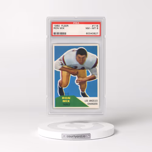 1960 Fleer #118 Ron Mix (PSA 8 NM-MT)