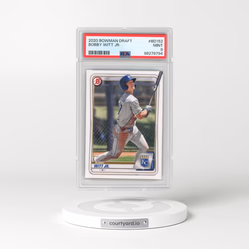2020 Bowman Draft #BD152 Bobby Witt Jr. (PSA 9 MINT)