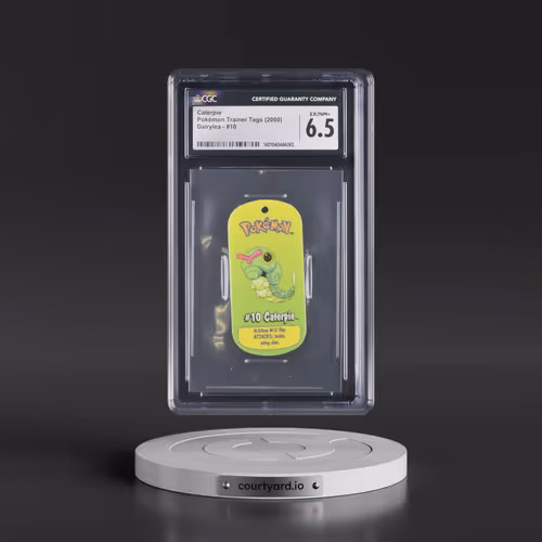 2000 Pokémon Trainer Tags (2000 Dairylea) - English #10 Caterpie (CGC 6.5 EX-NM+)