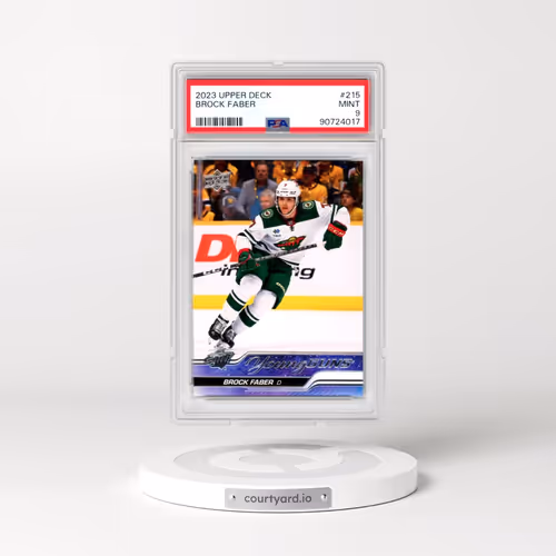 2023 Upper Deck #215 Brock Faber (PSA 9 MINT)