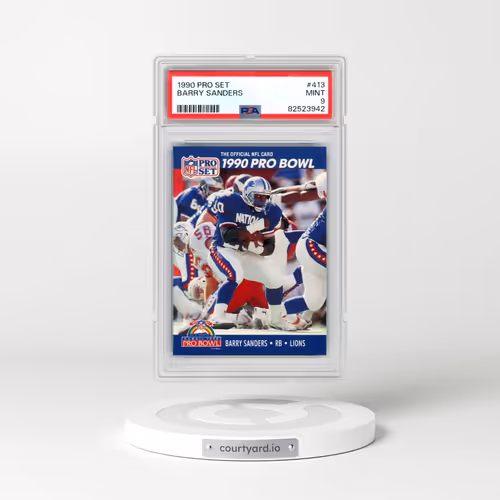1990 Pro Set #413 Barry Sanders (PSA 9 MINT)