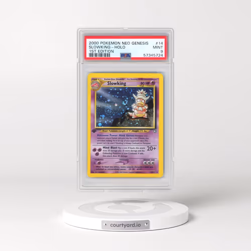 2000 Pokémon Neo Genesis #14 Slowking - 1st Edition Holo (PSA 9 MINT)