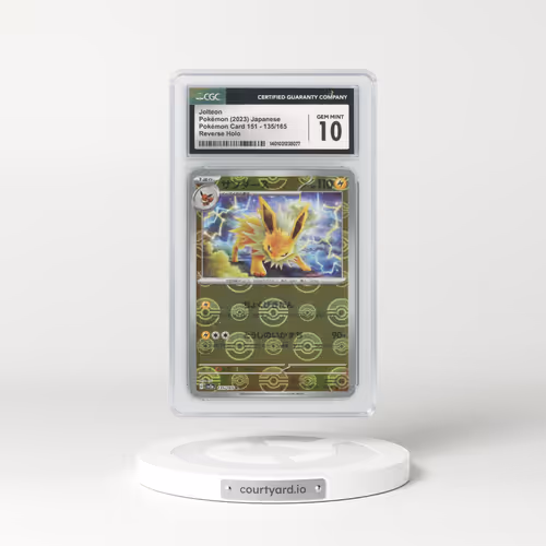 2023 Japanese Pokémon 151 #135 Jolteon - Holo Poke Ball Reverse Holo (CGC 10 GEM MINT)