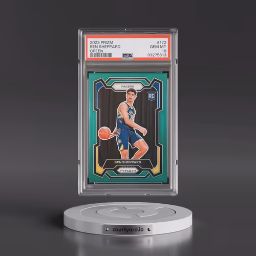 2023 Panini Prizm #172 Ben Sheppard - Green Prizm (PSA 10 GEM MINT)