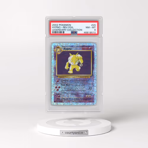 2002 Pokémon Legendary Collection #25 Hypno - Reverse Foil (PSA 8 NM-MT)