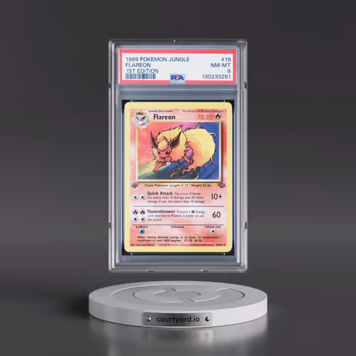 1999 Pokémon Jungle #19 Flareon - 1st Edition (PSA 8 NM-MT)