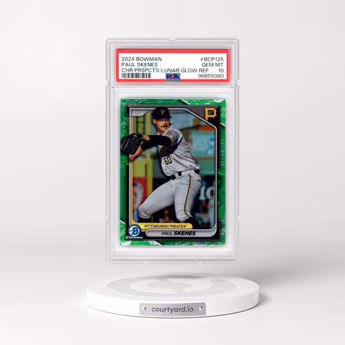 2024 Bowman Chrome Prospects #BCP125 Paul Skenes - Lunar Glow Refractor (PSA 10 GEM MINT)