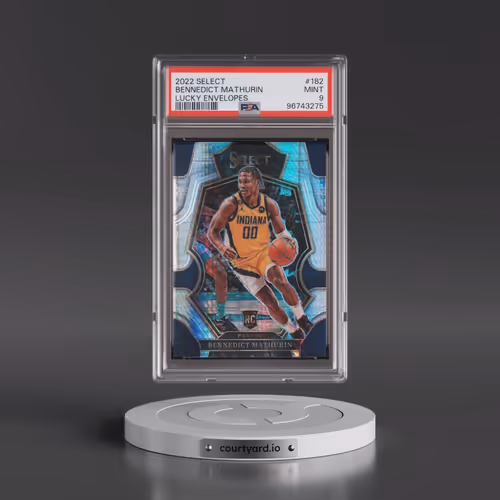 2022 Panini Select #182 Bennedict Mathurin - Lucky Envelopes (PSA 9 MINT)