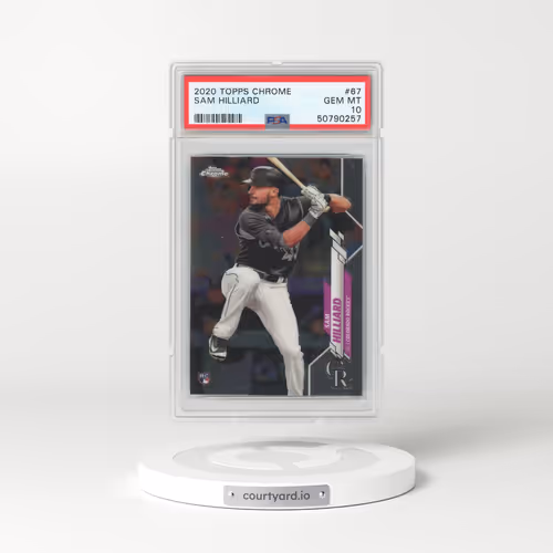 2020 Topps Chrome #67 Sam Hilliard (PSA 10 GEM MINT)