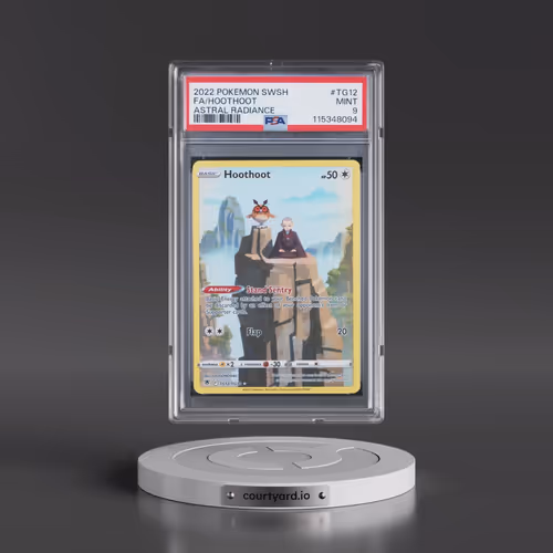 2022 Pokémon Sword & Shield Astral Radiance #TG12 Hoothoot - Full Art (PSA 9 MINT)