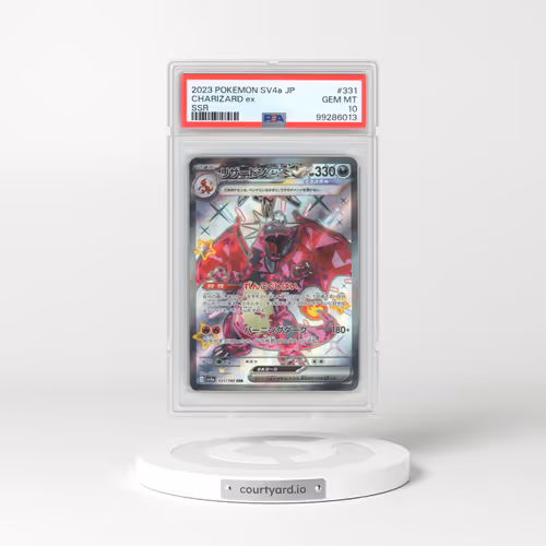 2023 Pokémon Sv4a-Shiny Treasure EX #331 Charizard EX - Holo Ssr (PSA 10 GEM MINT)