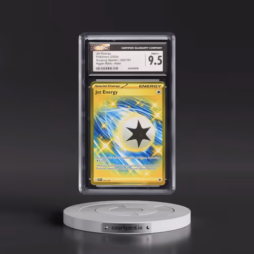 2024 Pokémon Ssp EN-Surging Sparks #252 Jet Energy - Hyper Rare (CGC 9.5 MINT+)