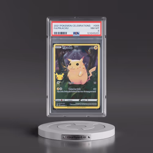 2021 Pokémon Celebrations #005 Pikachu - Full Art (PSA 8 NM-MT)