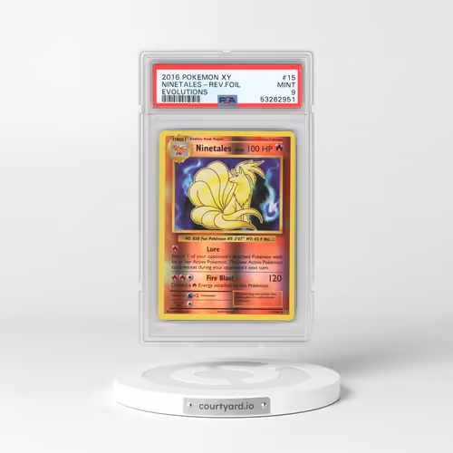 2016 Pokémon XY Evolutions #15 Ninetales - Reverse Foil (PSA 9 MINT)