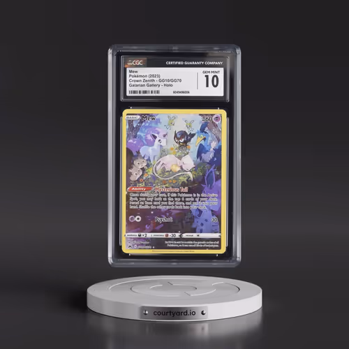 2023 Crown Zenith #GG10/GG70 Mew - Galarian Gallery Holo (CGC 10 GEM MINT)