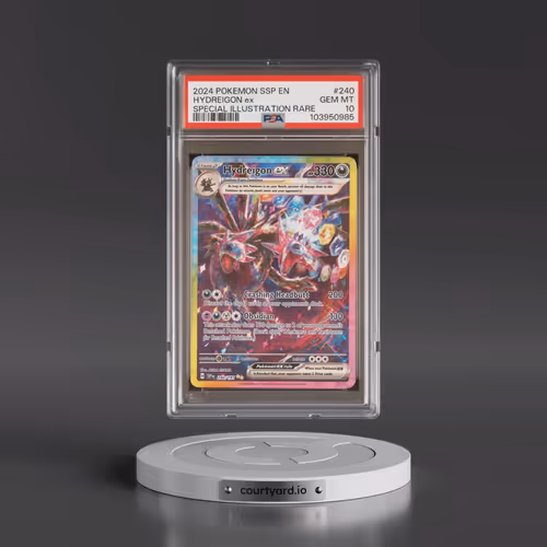 2024 Pokémon Ssp EN-Surging Sparks #240 Hydreigon EX - Holo Special Illustration Rare (PSA 10 GEM MI