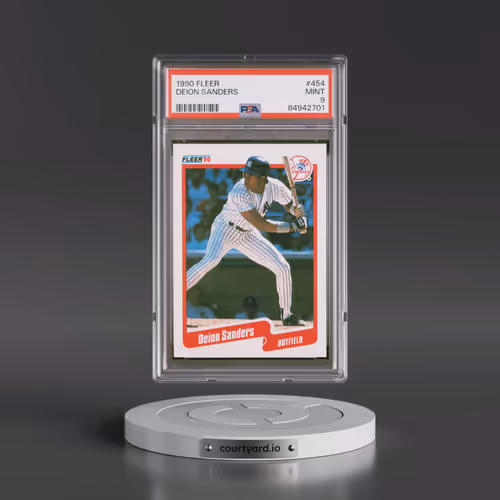 1990 Fleer #454 Deion Sanders (PSA 9 MINT)
