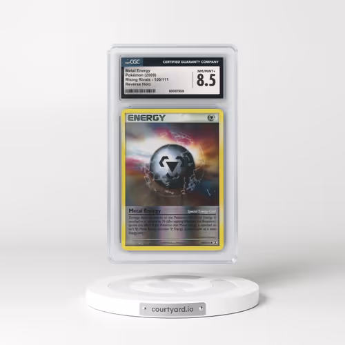 2009 Rising Rivals #100/111 Metal Energy - Reverse Holo (CGC 8.5 NM-MT+)