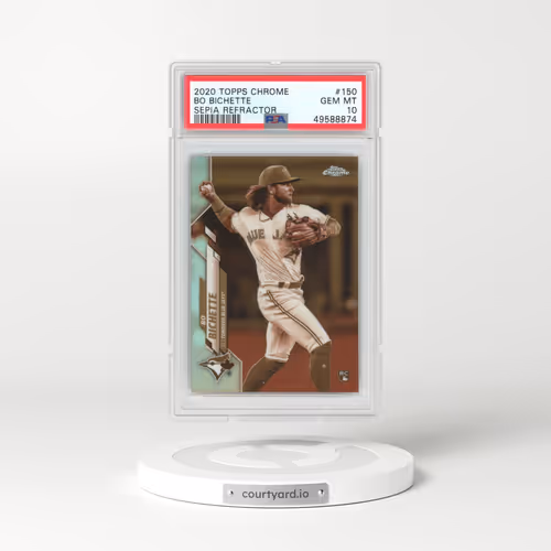 2020 Topps Chrome #150 Bo Bichette - Sepia Refractor (PSA 10 GEM MINT)