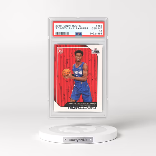 2018 Panini Hoops #262 Shai Gilgeous-Alexander (PSA 10 GEM MINT)