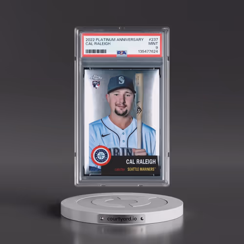 2022 Topps Chrome Platinum Anniversary #237 Cal Raleigh (PSA 9 MINT)