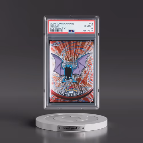 2000 Topps Chrome Pokémon T.V. #42 Golbat (PSA 10 GEM MINT)