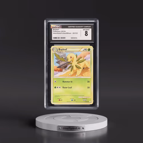 2010 HeartGold & SoulSilver #35/123 Bayleef (CGC 8 NM-MT)