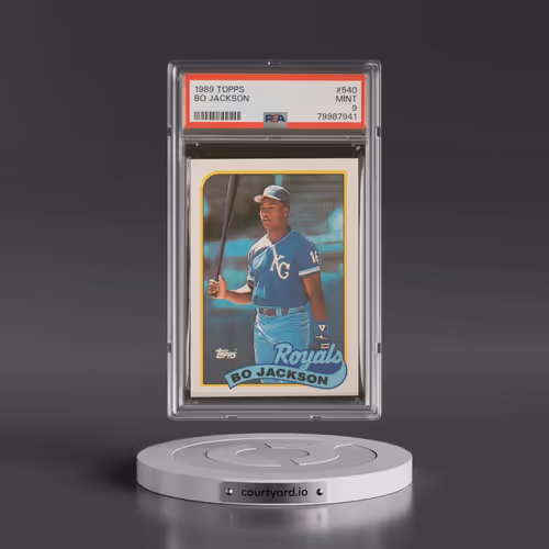 1989 Topps #540 Bo Jackson (PSA 9 MINT)