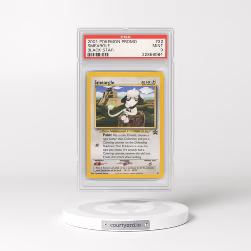 2001 Black Star Promo #32 Smeargle (PSA 9 MINT)