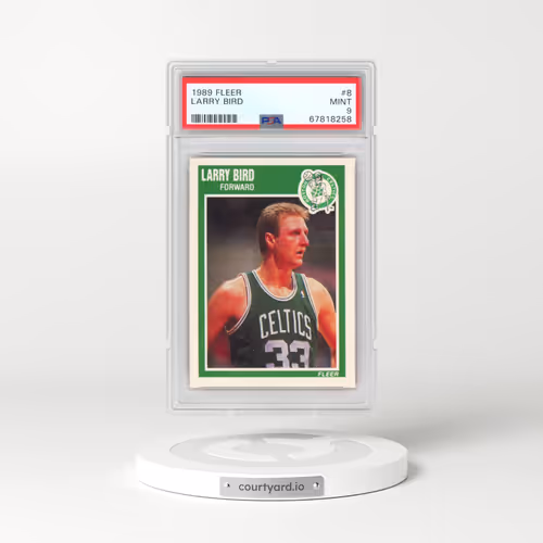 1989 Fleer #8 Larry Bird (PSA 9 MINT)