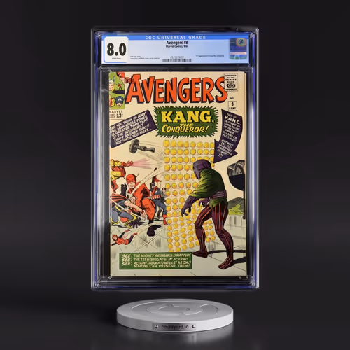 Avengers #8 CGC 8.0 White Pages (Marvel Comics, 9/64)