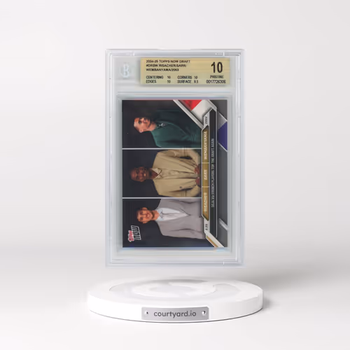 2024 Topps Now Draft #DRSW Alex Sarr/Victor Wembanyama/Zaccharie Risacher (BGS 10 PRISTINE)