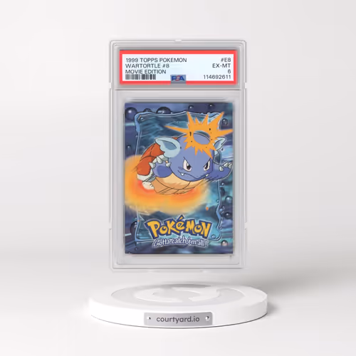 1999 Topps Pokémon the Movie Edt #E8 Wartortle #8 (PSA 6 EX-MT)