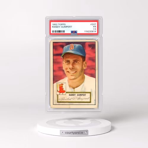 1952 Topps #247 Randy Gumpert (PSA 1.5 FR)