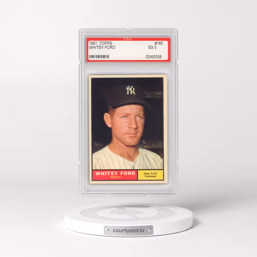 1961 Topps #160 Whitey Ford (PSA 5 EX)