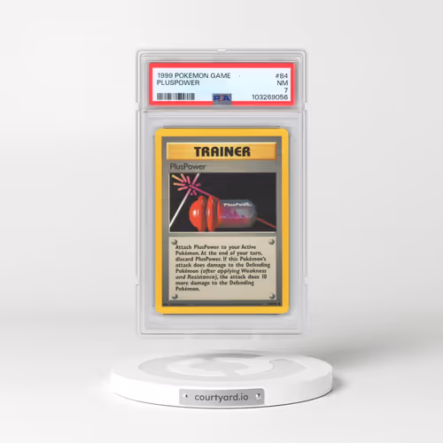 1999 Pokémon Game #84 Pluspower (PSA 7 NM)