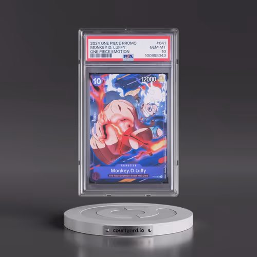 2024 One Piece Promos #041 Monkey D. Luffy - One Piece Emotion (PSA 10 GEM MINT)