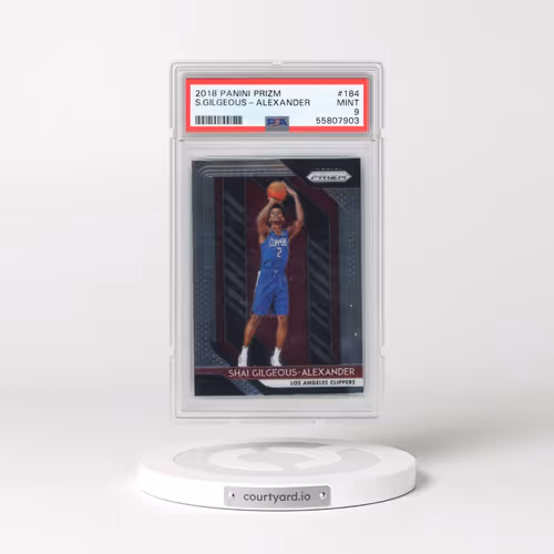 2018 Panini Prizm #184 Shai Gilgeous-Alexander (PSA 9 MINT)