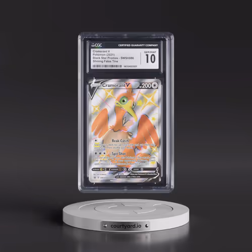 2017 Black Star Promos - Sword & Shield #SWSH086 Cramorant V - Shining Fates Tin (Holo) (CGC 10 GEM